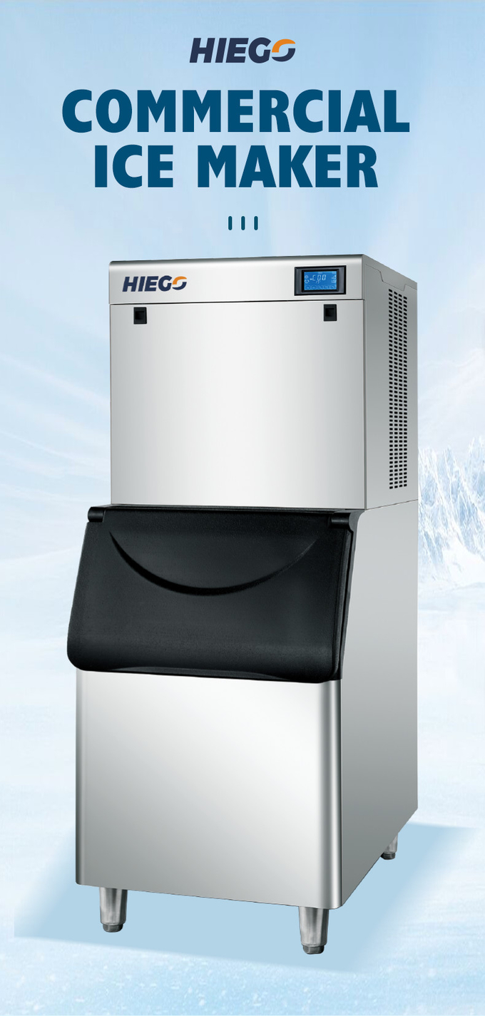 300 किलो स्वचालित बर्फ मशीन स्टेनलेस स्टील 150 किलो स्वचालित क्षेत्र बर्फ निर्माता 0