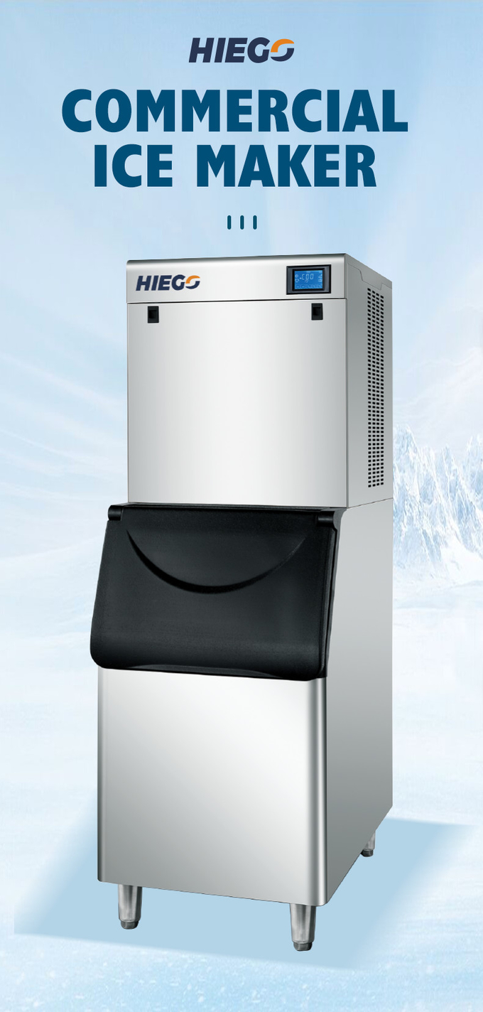 बड़ी क्षमता 400 किलो वाणिज्यिक बर्फ मशीन घन निर्माता औद्योगिक बर्फ बनाने की मशीन 0